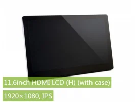 תמונה של מוצר מסך קיבולי LCD 11.6" IPS 1920x1080, מסגרת, זכוכית מגן, רמקול, ממשק HDMI, מגע USB
