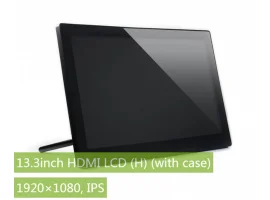 תמונה של מוצר מסך קיבולי LCD 13.3" IPS 1920x1080, מסגרת, זכוכית מגן, רמקול, ממשק HDMI, מגע USB