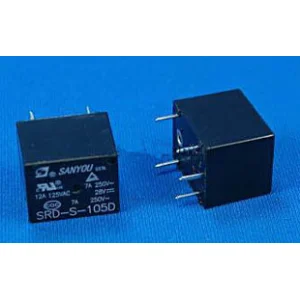 ממסר SPDT אטום, 7A@250VAC - סליל 5V
