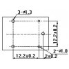ממסר SPDT אטום, 7A@250VAC - סליל 5V