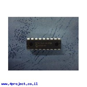בקר PIC 16F84A 18Pin 4MHz 1KByte