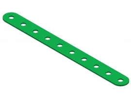 תמונה של מוצר פס מחורר - 10 חורים