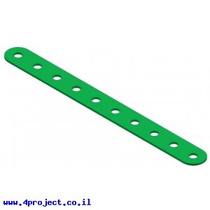 פס מחורר - 10 חורים