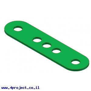 פס מחורר - 4 חורים + חור אמצעי