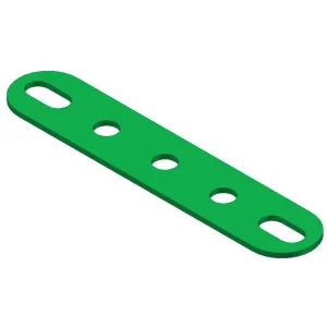 פס מחורר עם חורים ארוכים בקצוות - 5 חורים