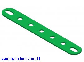 תמונה של מוצר פס מחורר עם חורים ארוכים בקצוות - 7 חורים