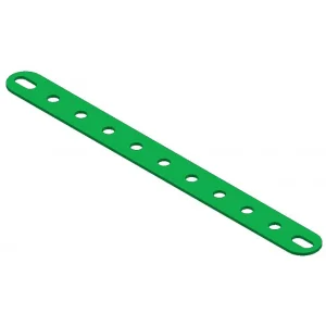 פס מחורר עם חורים ארוכים בקצוות - 11 חורים