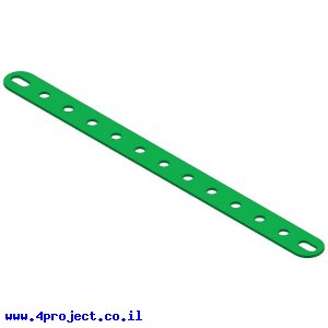 פס מחורר עם חורים ארוכים בקצוות - 13 חורים