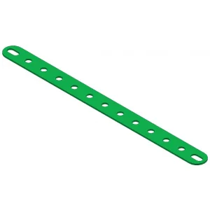 פס מחורר עם חורים ארוכים בקצוות - 13 חורים