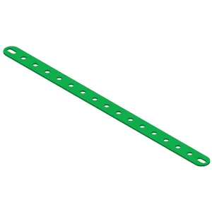 פס מחורר עם חורים ארוכים בקצוות - 17 חורים