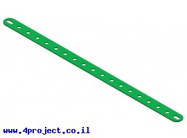 תמונה של מוצר פס מחורר עם חורים ארוכים בקצוות - 19 חורים