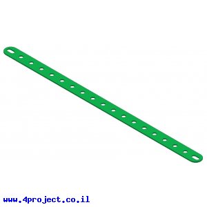 פס מחורר עם חורים ארוכים בקצוות - 19 חורים