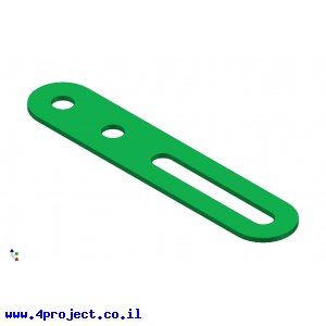 פס מחורר - 2 חורים + חור של 33.9 מ"מ