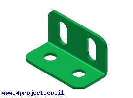 תמונה של מוצר קורת זווית "ר" באורך 2 חורים