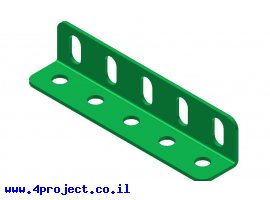 תמונה של מוצר קורת זווית "ר" באורך 5 חורים