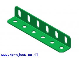 תמונה של מוצר קורת זווית "ר" באורך 6 חורים