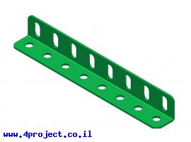 תמונה של מוצר קורת זווית "ר" באורך 8 חורים