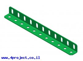 תמונה של מוצר קורת זווית "ר" באורך 11 חורים