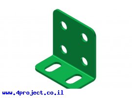 תמונה של מוצר קורת זווית "L" באורך 2 חורים