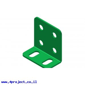 קורת זווית "L" באורך 2 חורים