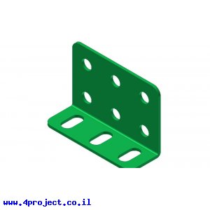 קורת זווית "L" באורך 3 חורים