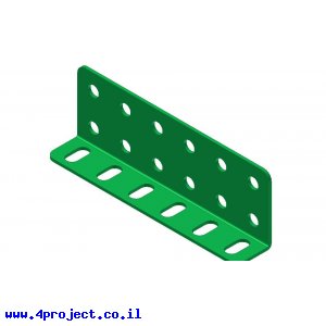 קורת זווית "L" באורך 6 חורים