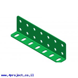 קורת זווית "L" באורך 7 חורים