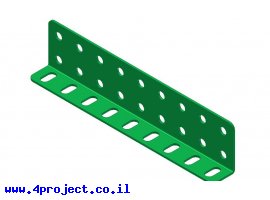 תמונה של מוצר קורת זווית "L" באורך 9 חורים