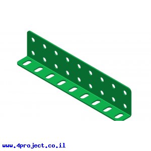 קורת זווית "L" באורך 9 חורים