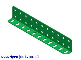 תמונה של מוצר קורת זווית "L" באורך 11 חורים