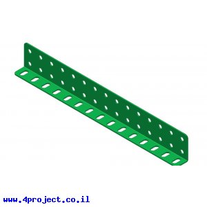 קורת זווית "L" באורך 15 חורים