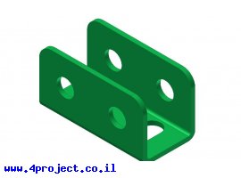 תמונה של מוצר קורת זווית "U" באורך 2 חורים