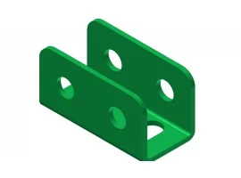 תמונה של מוצר קורת זווית "U" באורך 2 חורים
