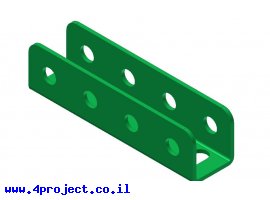 תמונה של מוצר קורת זווית "U" באורך 4 חורים