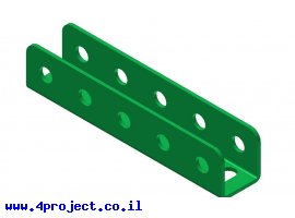 תמונה של מוצר קורת זווית "U" באורך 5 חורים