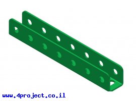 תמונה של מוצר קורת זווית "U" באורך 7 חורים