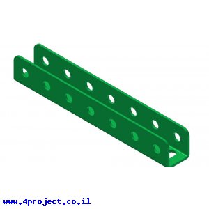 קורת זווית "U" באורך 7 חורים