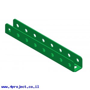 קורת זווית "U" באורך 8 חורים