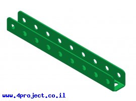 תמונה של מוצר קורת זווית "U" באורך 9 חורים