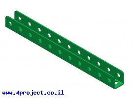 תמונה של מוצר קורת זווית "U" באורך 11 חורים