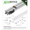 מחזיק מפסק למערכת Actobotics - דגם D - חבילה של 2