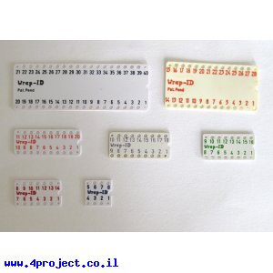 תווית סימון לסוקט WireWrap 28P - רחב