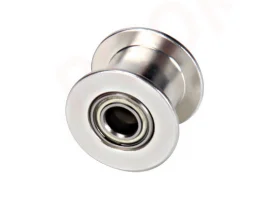 תמונה של מוצר גלגלת רצועת תזמון GT2 6mm עם מיסבים לציר 3 מ"מ - ללא שיניים