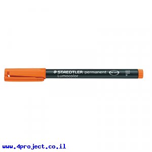 טוש לא מחיק STAEDTLER Lumocolor (F) 318-4 - כתום