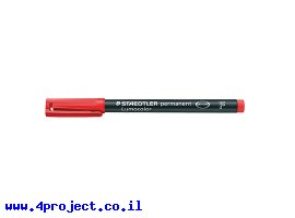 תמונה של מוצר טוש לא מחיק STAEDTLER Lumocolor (F) 318-2 - אדום