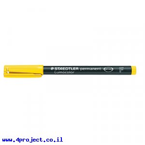 טוש לא מחיק STAEDTLER Lumocolor (F) 318-1 - צהוב