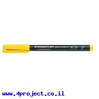 טוש לא מחיק STAEDTLER Lumocolor (F) 318-1 - צהוב