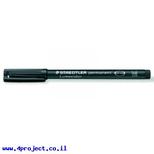 טוש לא מחיק STAEDTLER Lumocolor (M) 317-9 - שחור