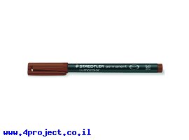 תמונה של מוצר טוש לא מחיק STAEDTLER Lumocolor (M) 317-7 - חום