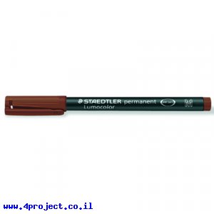טוש לא מחיק STAEDTLER Lumocolor (M) 317-7 - חום